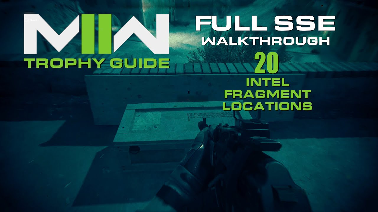 Call of Duty Modern Warfare II - Full SSE Trophy Guide (20 Intel Fragment Locations Walkthrough)
