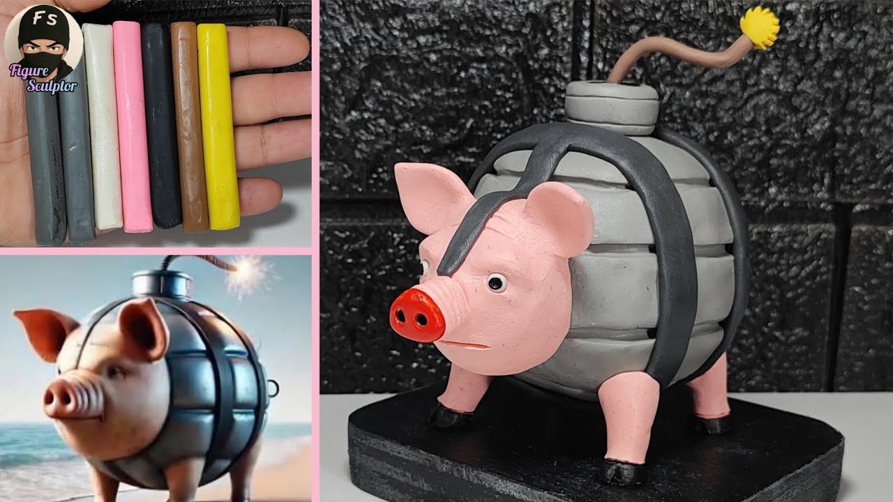 Как сделать SVININO BOMBONBINO 🐖💣 из Play-Doh || Итальянский мозголом 🤯🧠 || Скульптор фигурок 🖌️