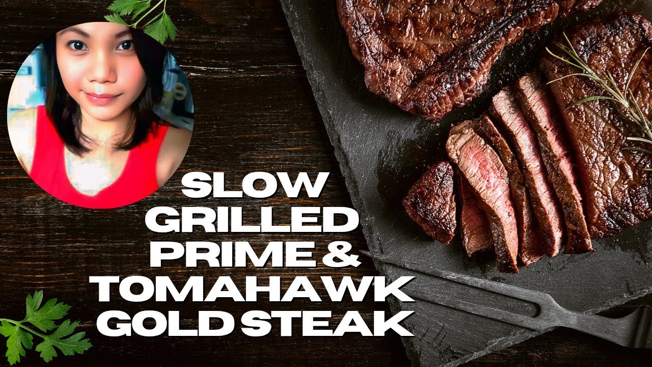 Slow-Grilling Masterpiece (Prime Tomahawk & Gold)