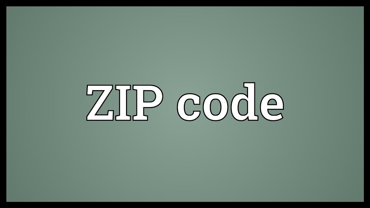ZIP code Meaning