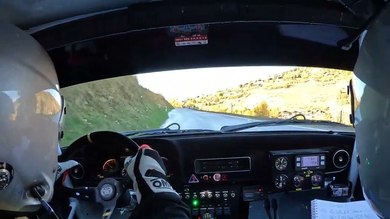 Rally de Valais 2022 ES11 Nax / Caméra embarquée Blanchard - Von Kaenel (Ford Escort Gr.  4 VHC)