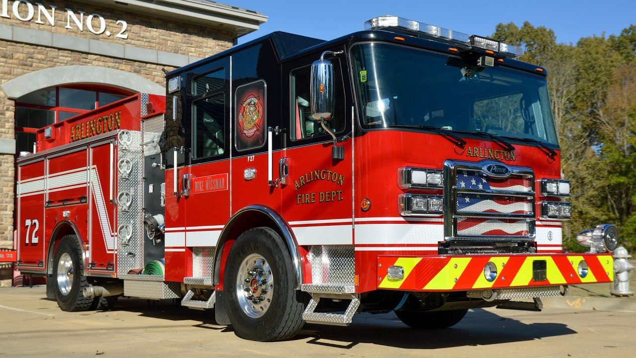 Truck walk-around: Arlington, TN Fire Department - Pierce Saber Pumper - 42993