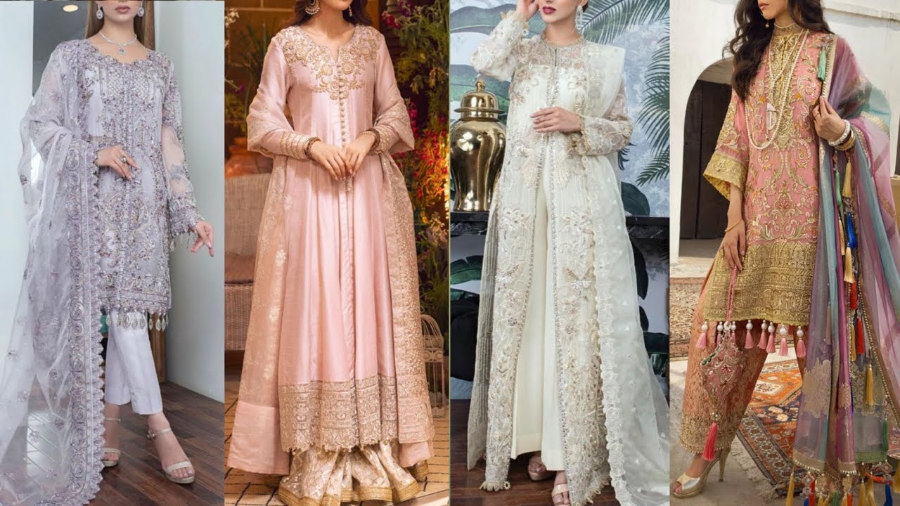 LATEST BRIDAL CASUAL DRESSES AFTER WEDDING | NEW EMBROIDERED BRIDAL CASUAL DRESSES IDEAS 2023 | EFD