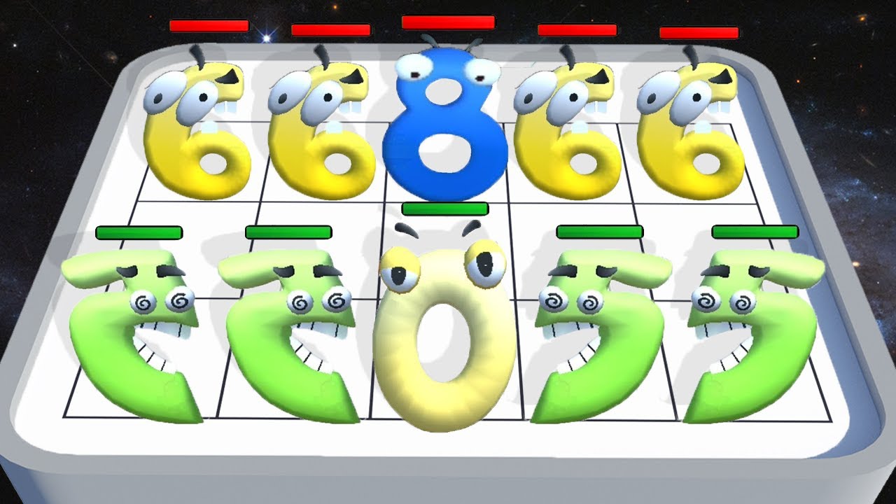 Merge NUMBERJACK Run - 1⭐ MASTER NUMBERS: Merge Battles 123456789