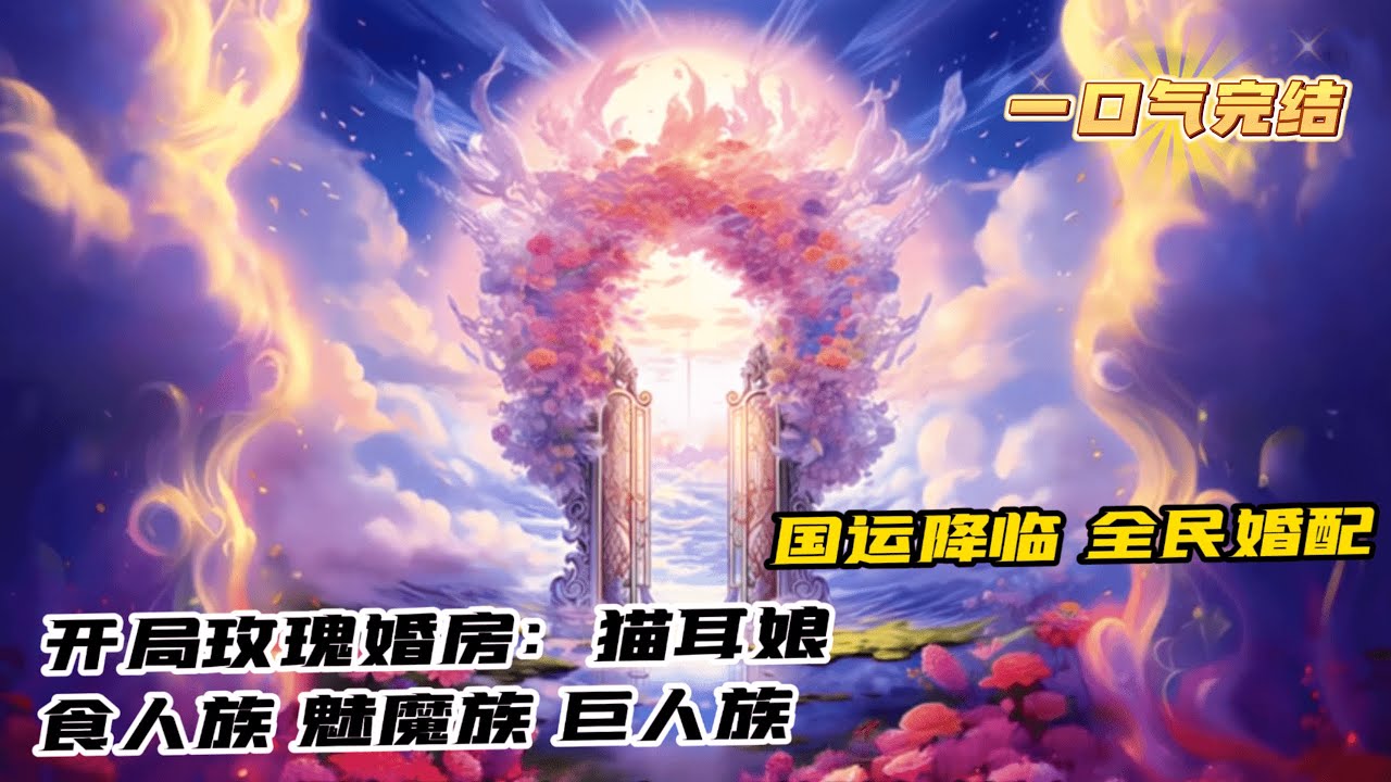 完結《國運婚配遊戲降臨，隨機婚配萬族》1-292 這個世界還有三年就要被毀滅，唯一希望竟是一款婚配遊戲。每個國家隨機抽取一名成年男性通過遊戲選擇房間與不同種族少女婚配。婚配後個人和國家都可獲得豐厚獎勵