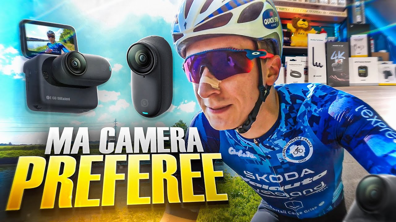 MA CAMÉRA PRÉFÉRÉE POUR LE VÉLO ! 🚴 Insta360 GO 3S