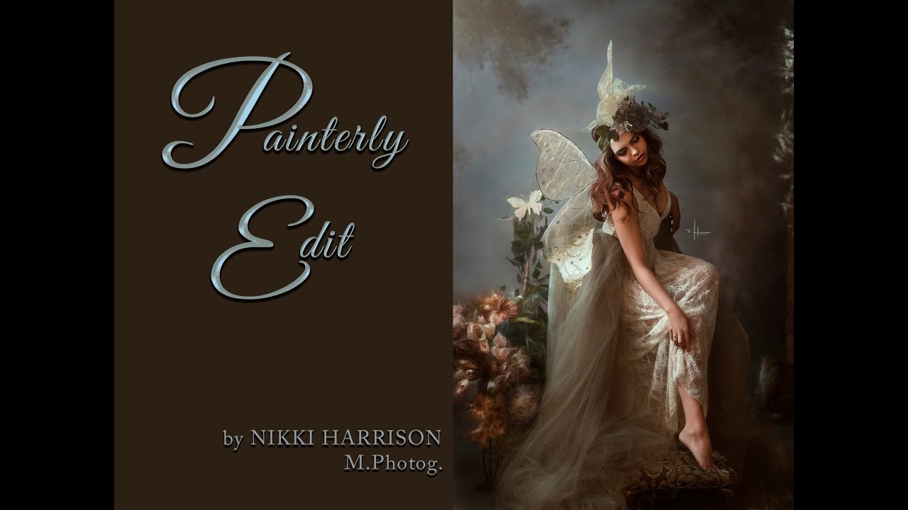 Полная ЖИВОПИСНАЯ РЕДАКТИРОВАНИЕ с помощью Photoshop | Портрет феи