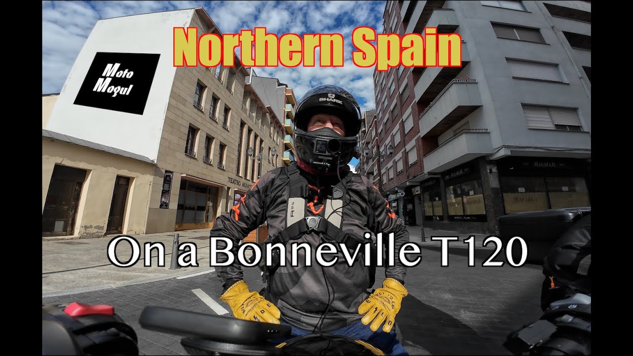 Северная Испания на мотоцикле Triumph Bonneville T120 4K