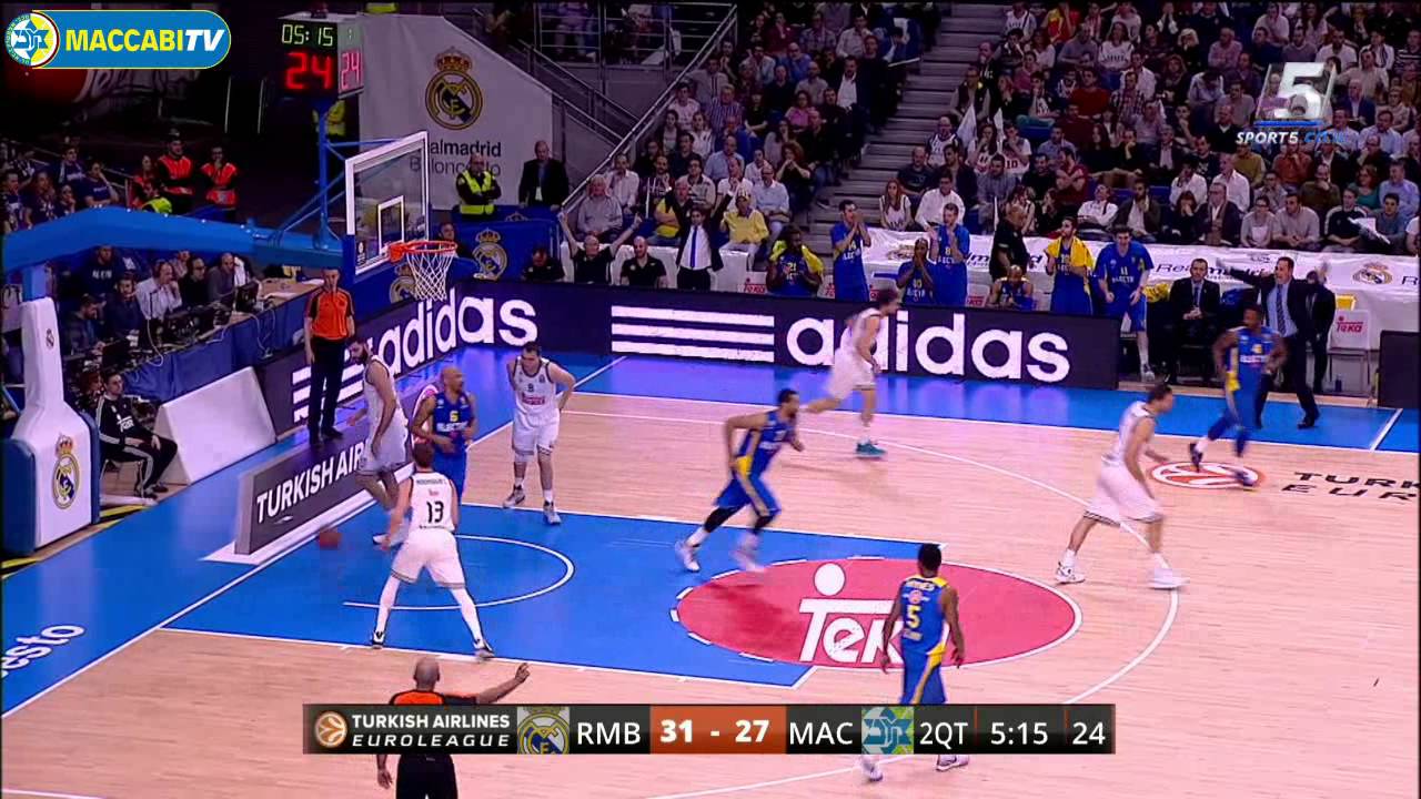 Euroleague Top 16 Game 12:  Real Madrid - Maccabi Electra Tel Aviv 86:75