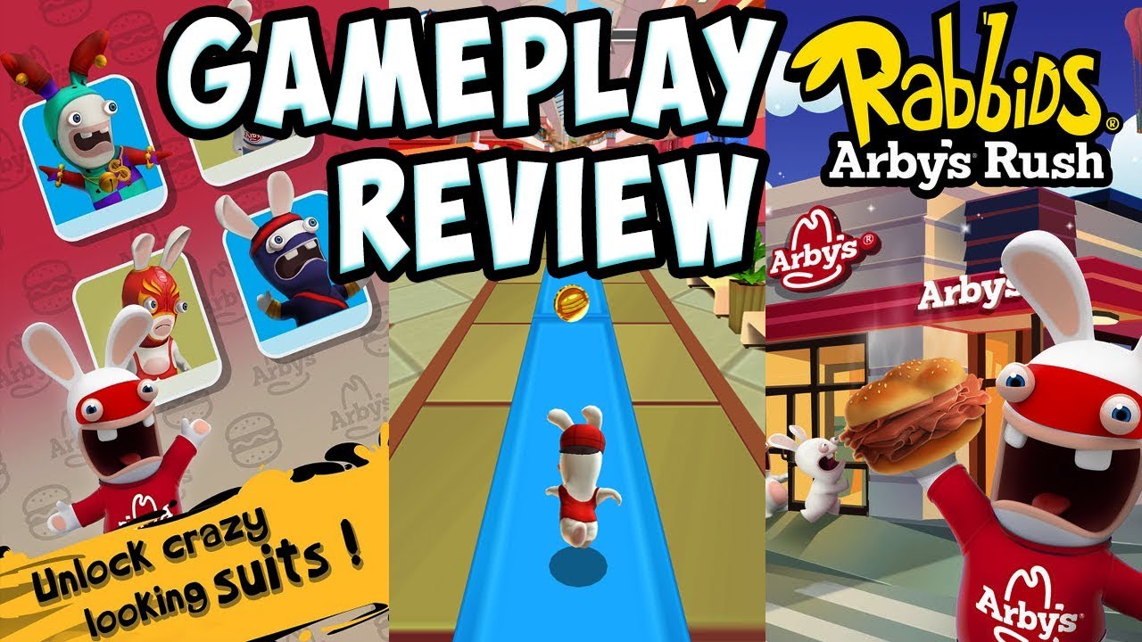 ABM: Rabbids Arby's Rush !! BWWAAAHHH !! Gameplay Review !! HD