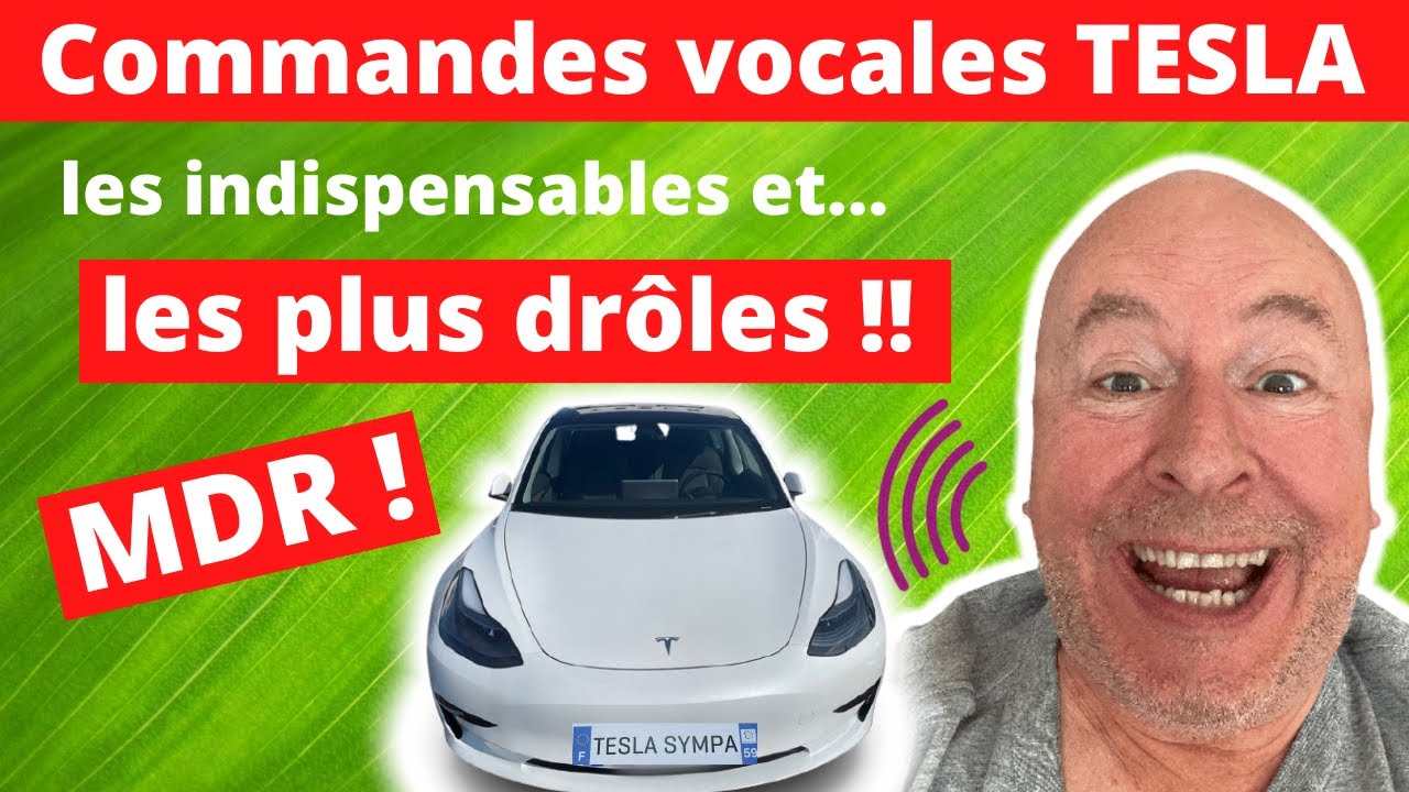 Les commandes vocales les plus INDISPENSABLES et les plus DRÔLES de ta TESLA
