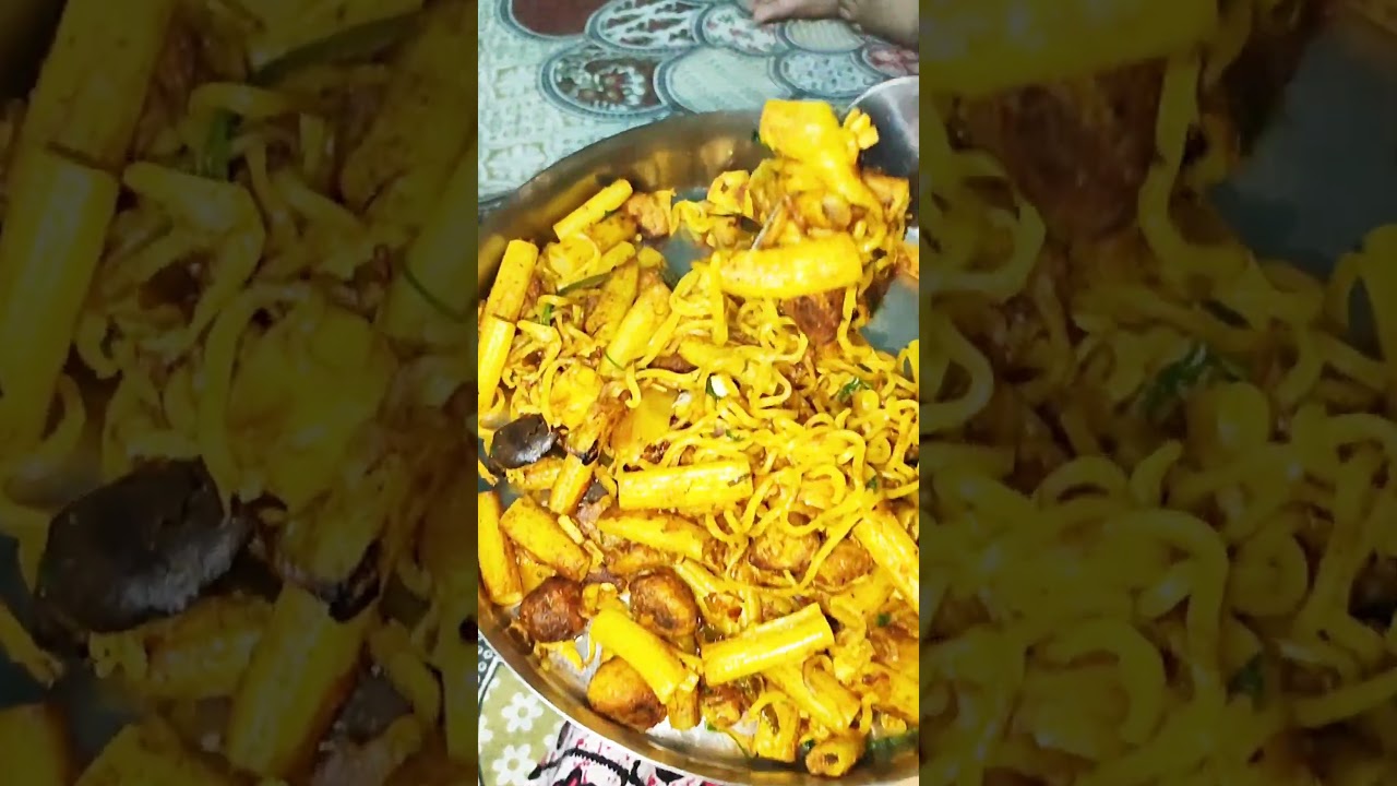 pasta maggi eating challenge 😋 