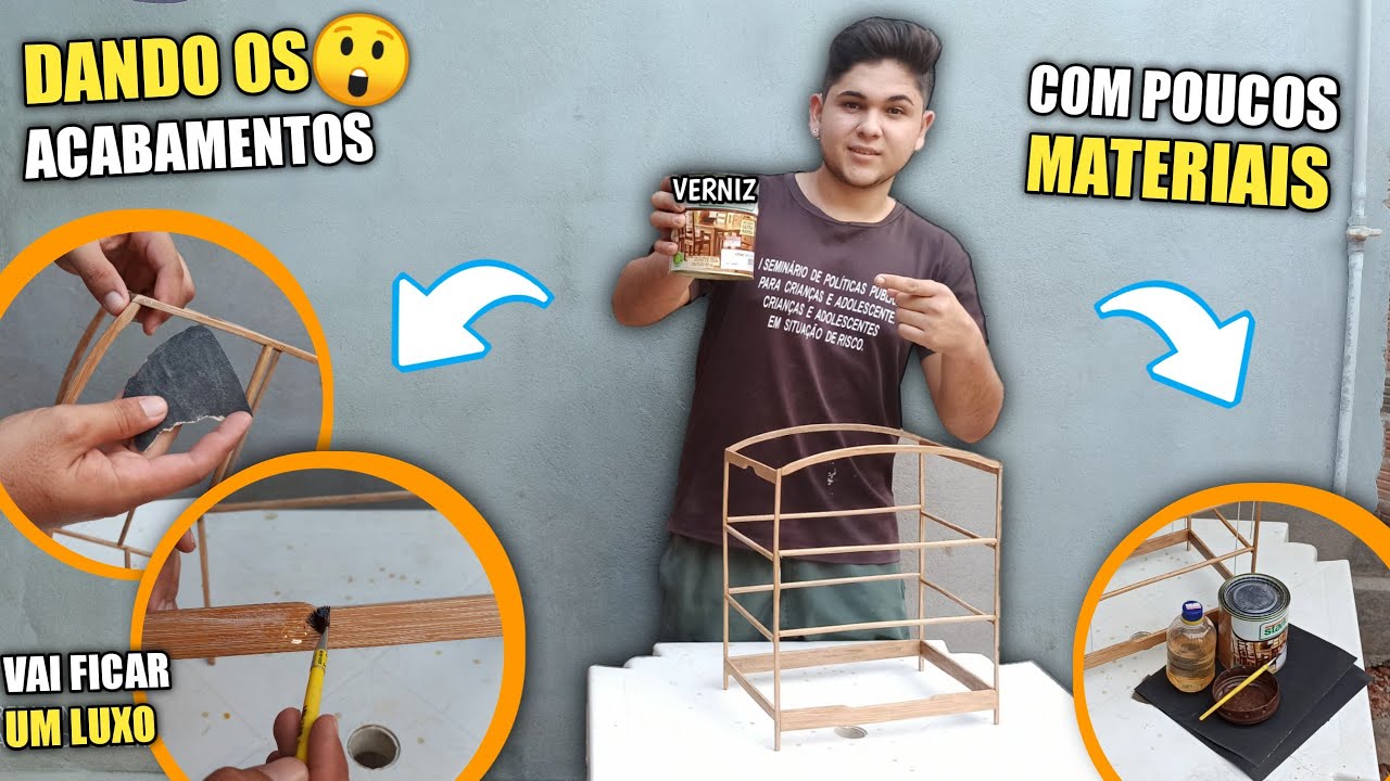 ✅ DANDO ACABAMENTOS NA GAIOLA APREGADA | VEJA COMO É FÁCIL