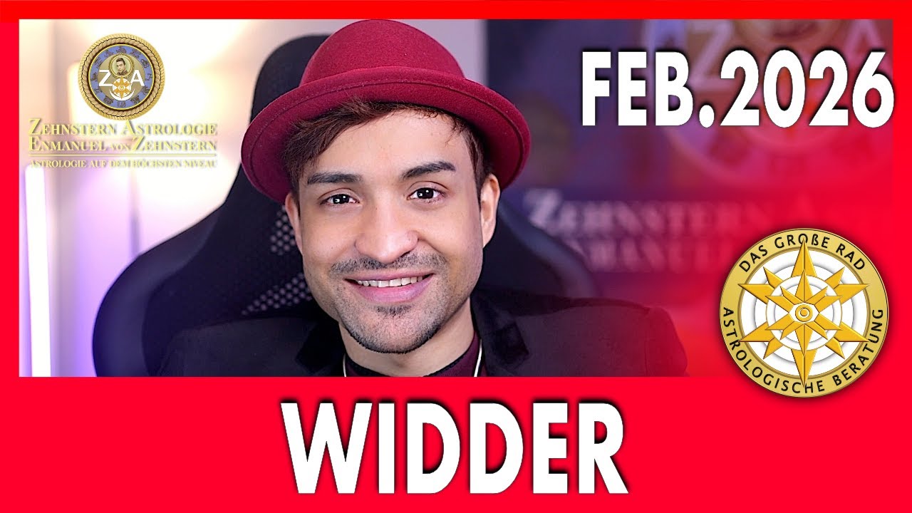 WIDDER & WIDDER ASZENDENT FEBRUAR 2026 MONATSHOROSKOP | ZEHNSTERN ASTROLOGIE