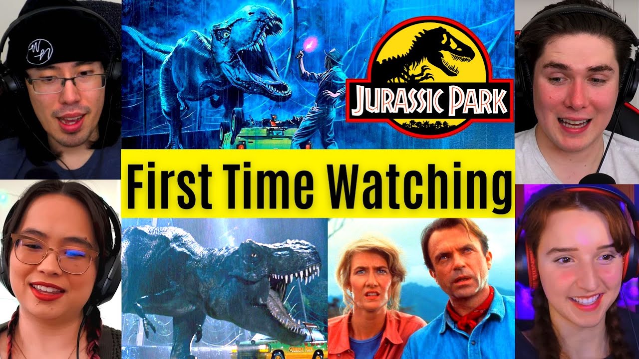 REACTING to *Jurassic Park (1993)* ABSOLUTELY AMAZING!! (First Time Watching) Classic Movies