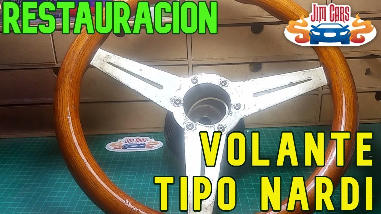 Compré y restauré un volante tipo nardi para el Valiant #JimCars