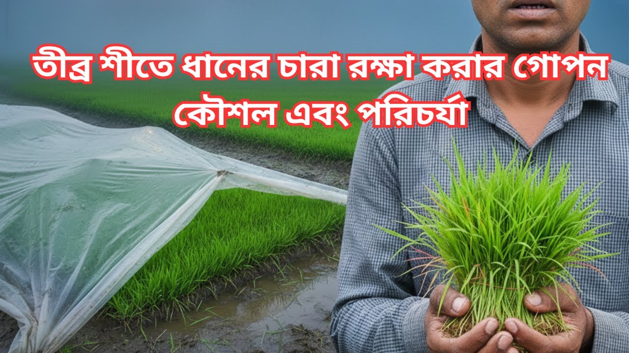 তীব্র শীতে ধানের চারা রক্ষা করার গোপন কৌশল এবং পরিচর্যা