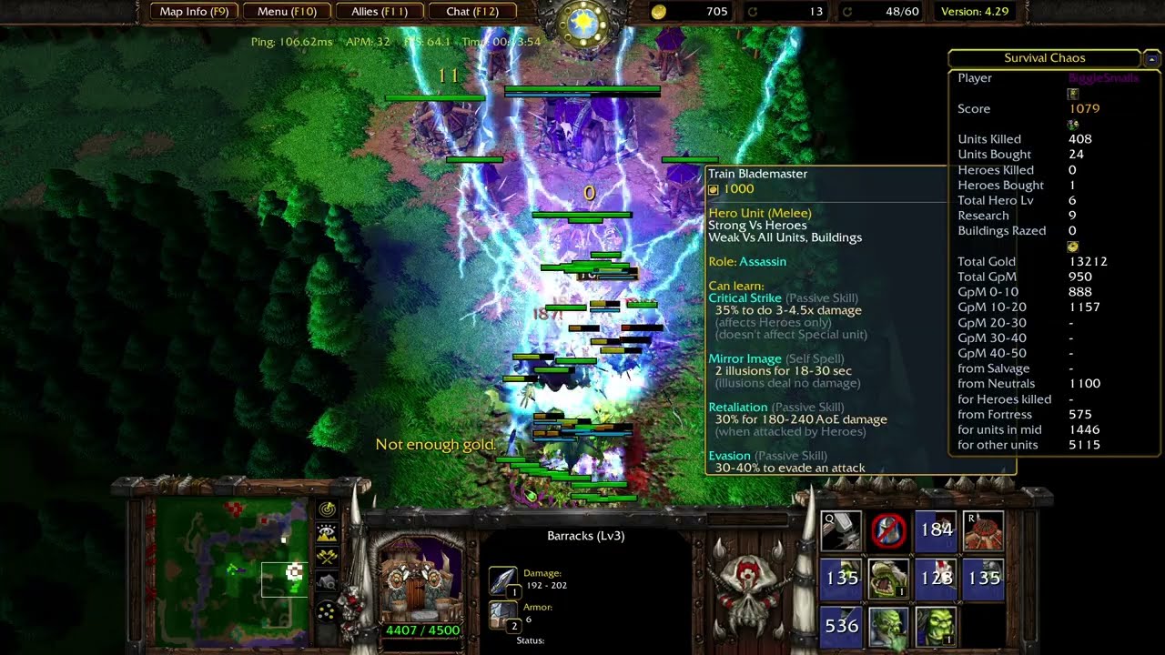 The Horde - Battle Of The Titans! ~ Survival Chaos #07 - Warcraft 3 Custom Game Mode