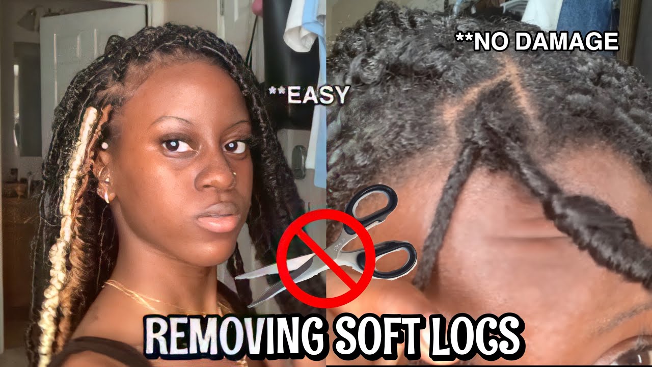 HOW TO REMOVE SOFT LOCS | NO CUTTING, NO DAMAGE, EASY !!