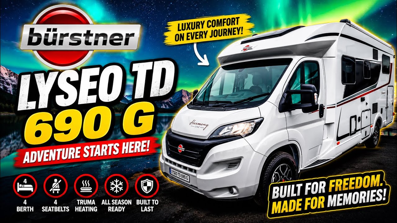 Bürstner Lyseo TD 690G NEW 2023 Model 7 Meter Fiat Ducato Luxury Motorhome