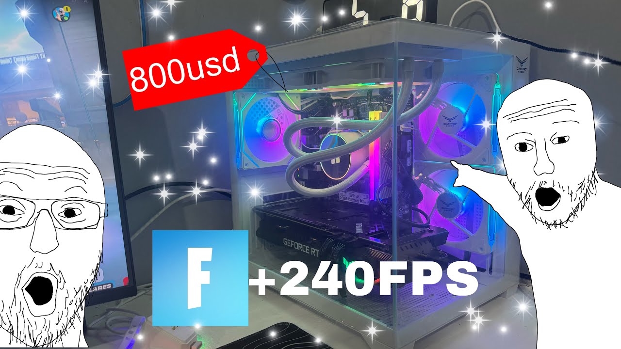 ARME LA MEJOR PC GAMER ECONÓMICA MENOS DE 850 DOLARES CON AM5 Y RTX PARA FORTNITE MÁS DE 240FPS💯💯💯