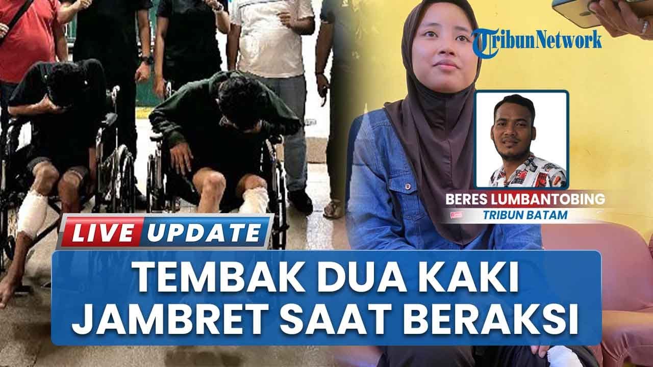 Wanita Terseret Jambret di Batam Kota, 2 Pelaku Ditembak Timah Panas saat Diringkus Polisi