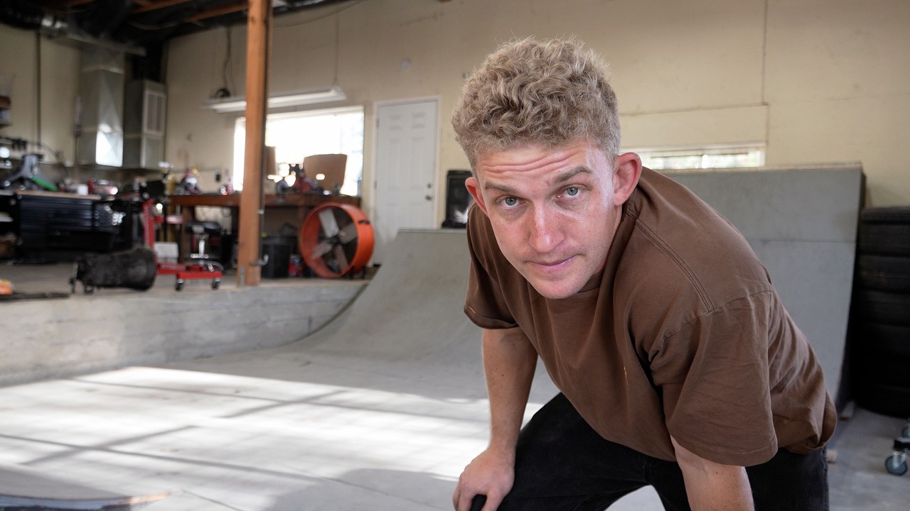 The last time you'll see the mini ramp in the shop