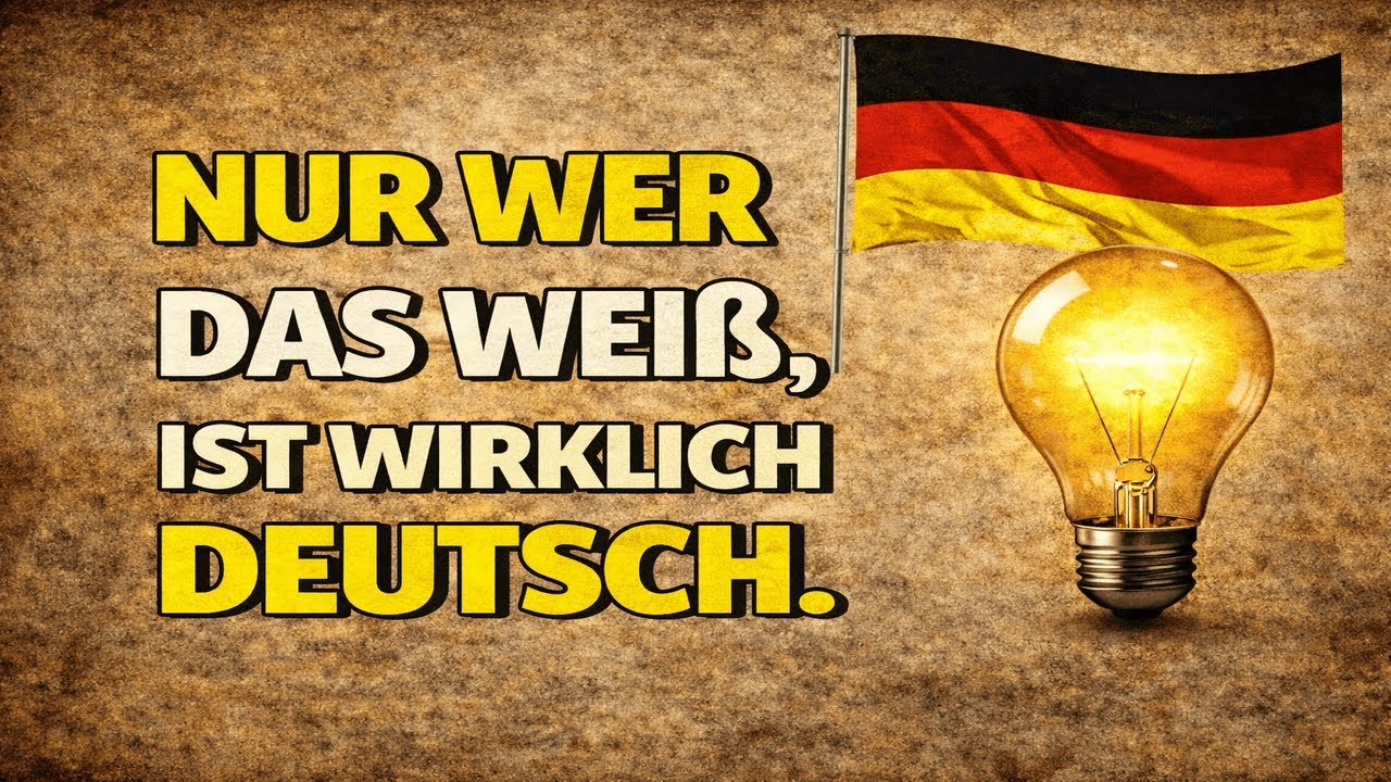 Nur wer das weiß, ist wirklich deutsch | Schwerer Wissens-Test