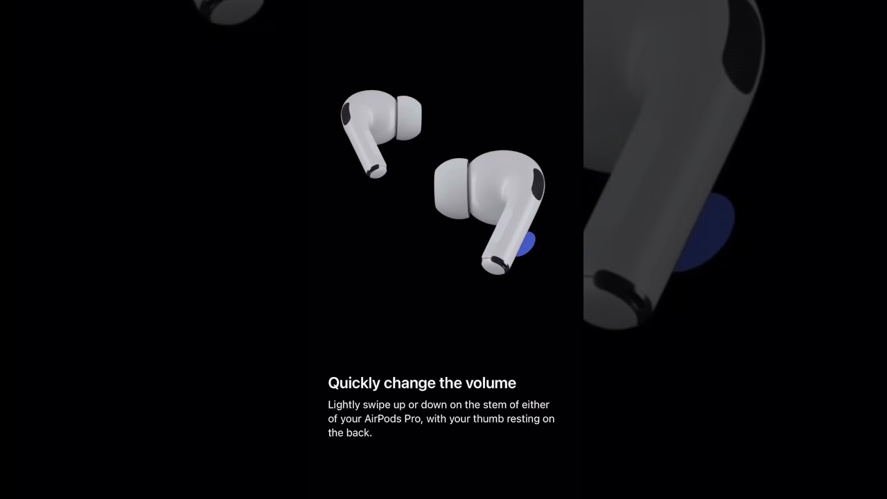 How to control AirPods Volume #airpodspro
