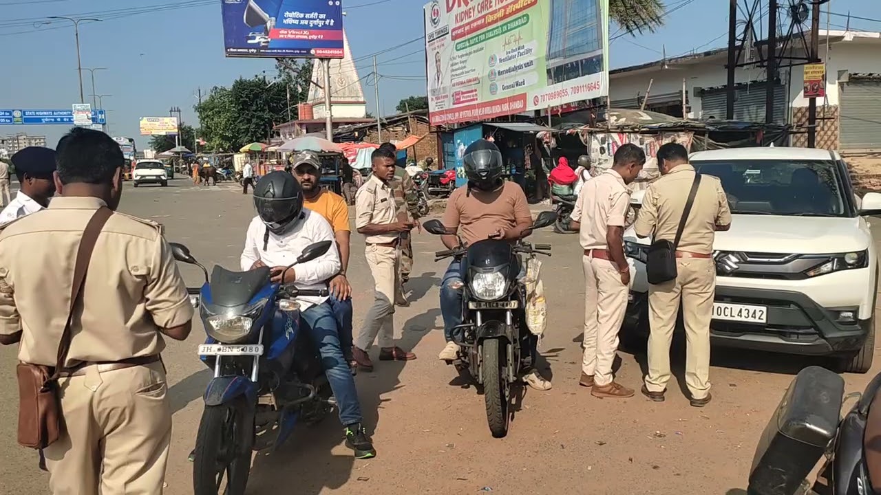 Dhanbad traffic police
