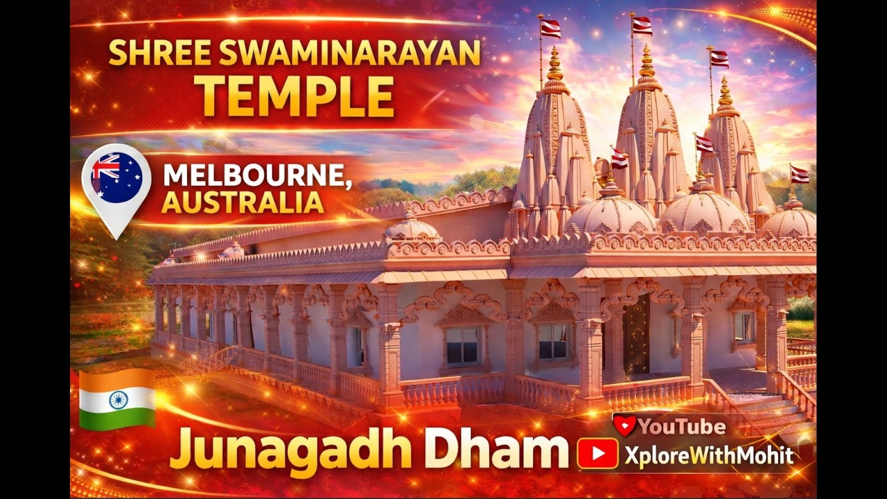 Newly Built Shree Swaminarayan Temple Melbourne 🛕 | Junagadh Dham Australia