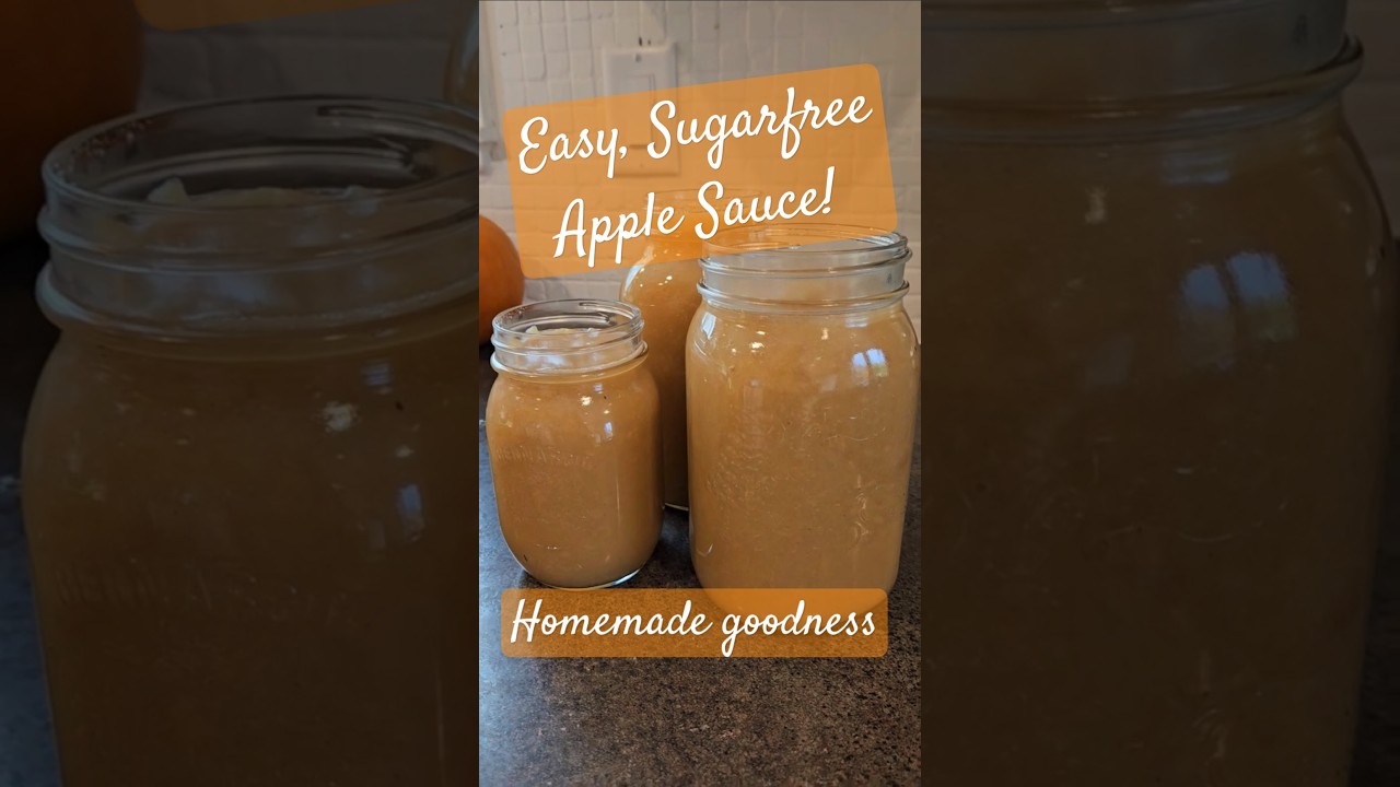 Make Easy, Sugar Free Apple Sauce!