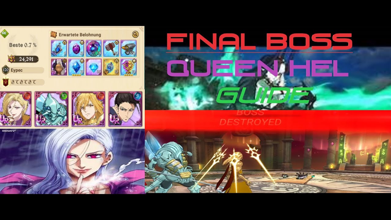 Top 5% 20 000+ Points High Score German Guide! Final Boss Queen Hel Guide! 7DS Grand Cross