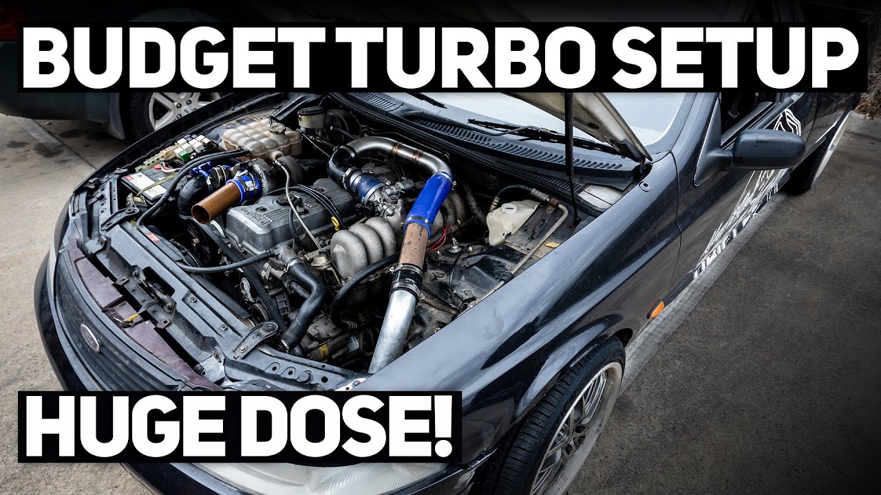 Our AU DRIFT CAR Gets A TURBO Kit! 4.0L Intech BUDGET Turbo Setup With Big Dose! Full Install