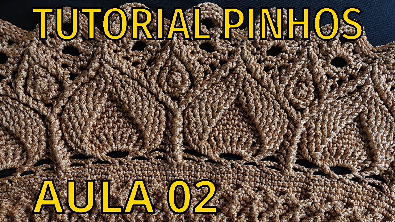 Como fazer os pinhos no tapete russo - Aula 02