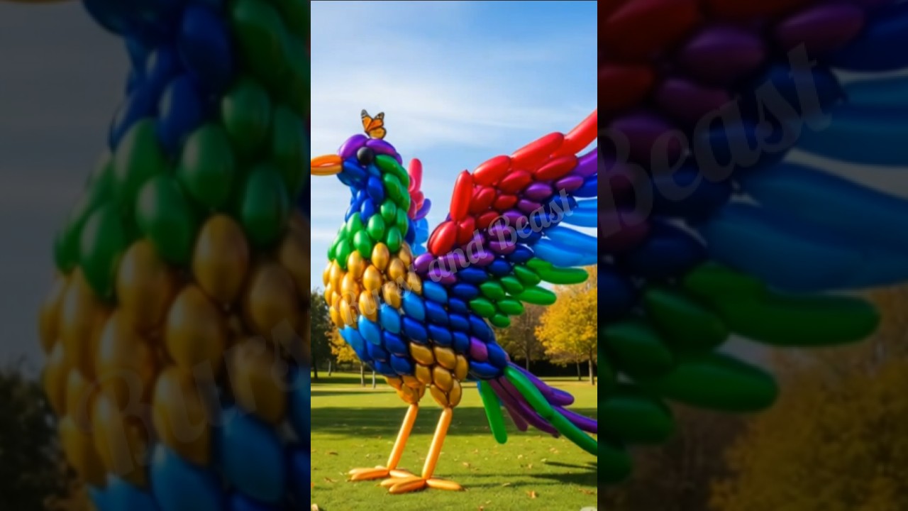 Magical Balloon Turns into Phoenix 🔥🦅 | Fantasy Transformation 