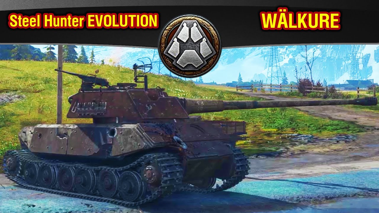 World of Tanks || Steel Hunter EVOLUTION- Walkure Gun 1 - Win 8