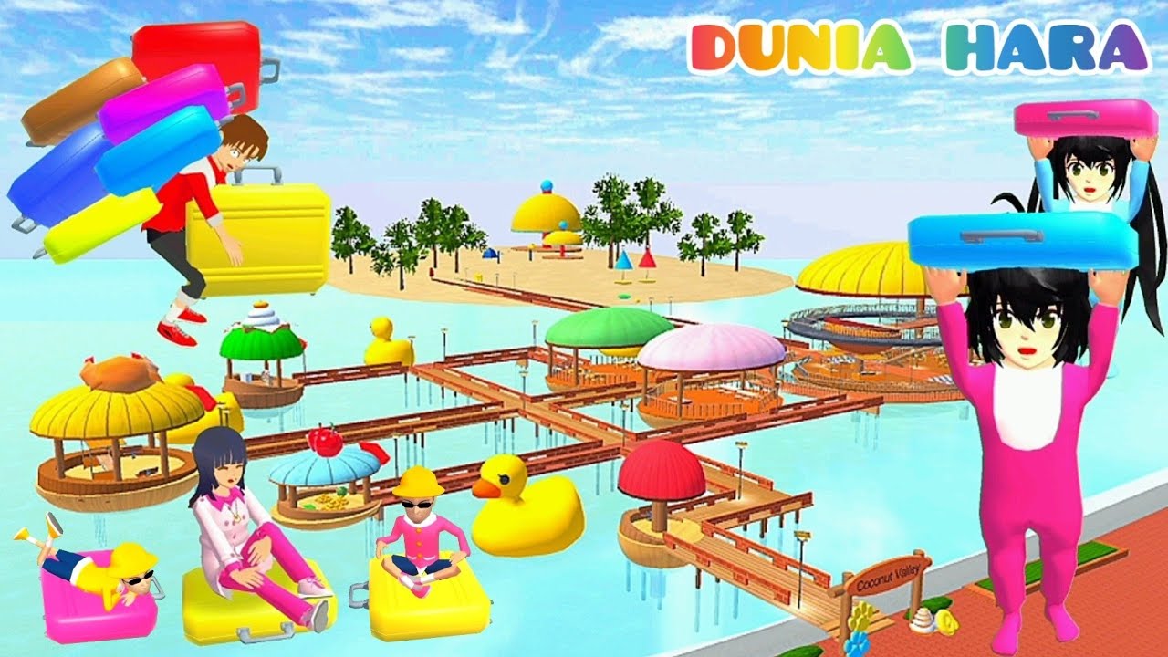 Yuta Mio Bantu Nenek Buka Restoran Tepi Pantai | Celine Atom Atam jd Patung Pasir 😱