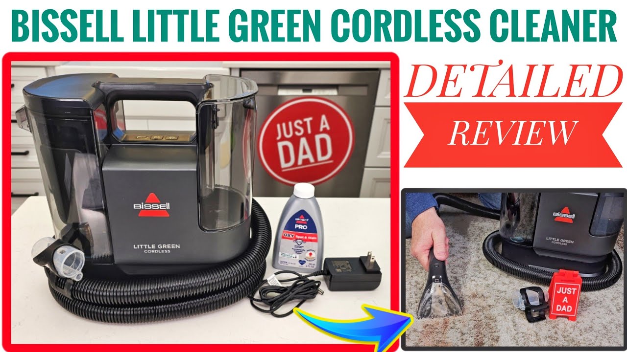 Обзор портативного беспроводного пятновыводителя для ковров Bissell Little Green