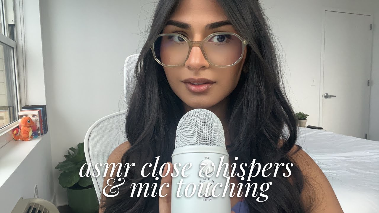 asmr mic touching & close whispers ☁️ | more yapping love island yay!