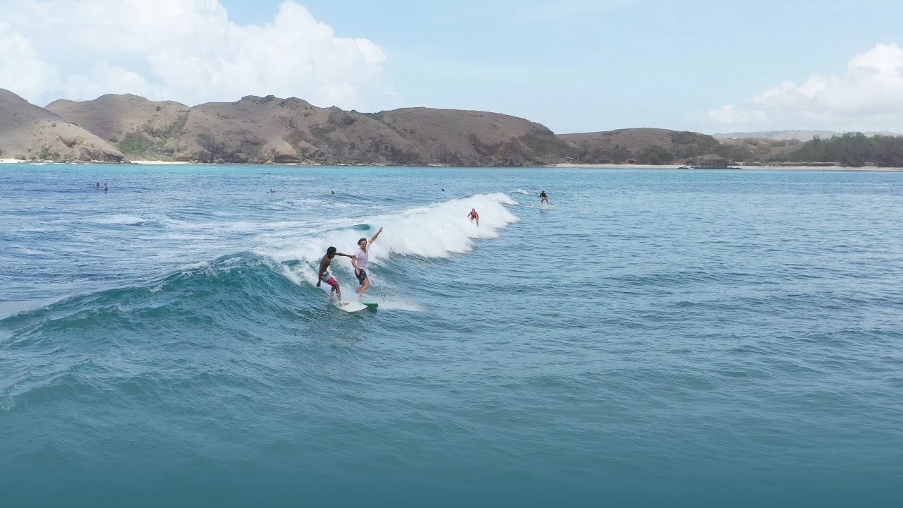 Surfing Tanjung aan Lombok | so crowded | 2020
