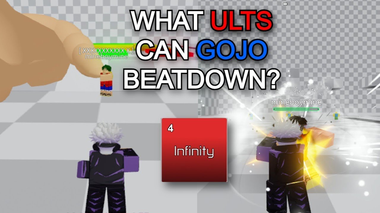 WHAT MOVES CAN GOJO BEATDOWN?