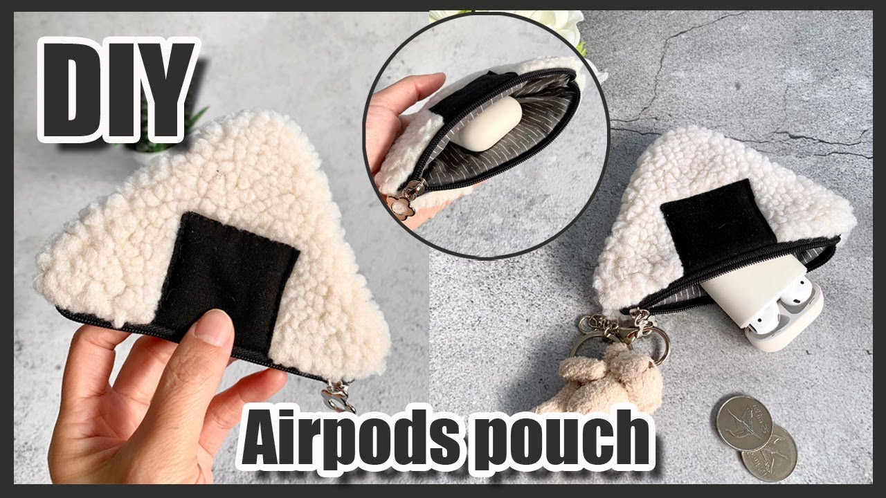 DIY|에어팟 파우치 만들기|Airpod Pouch|만들기 쉽고 귀여운 에어팟케이스|어바웃소잉