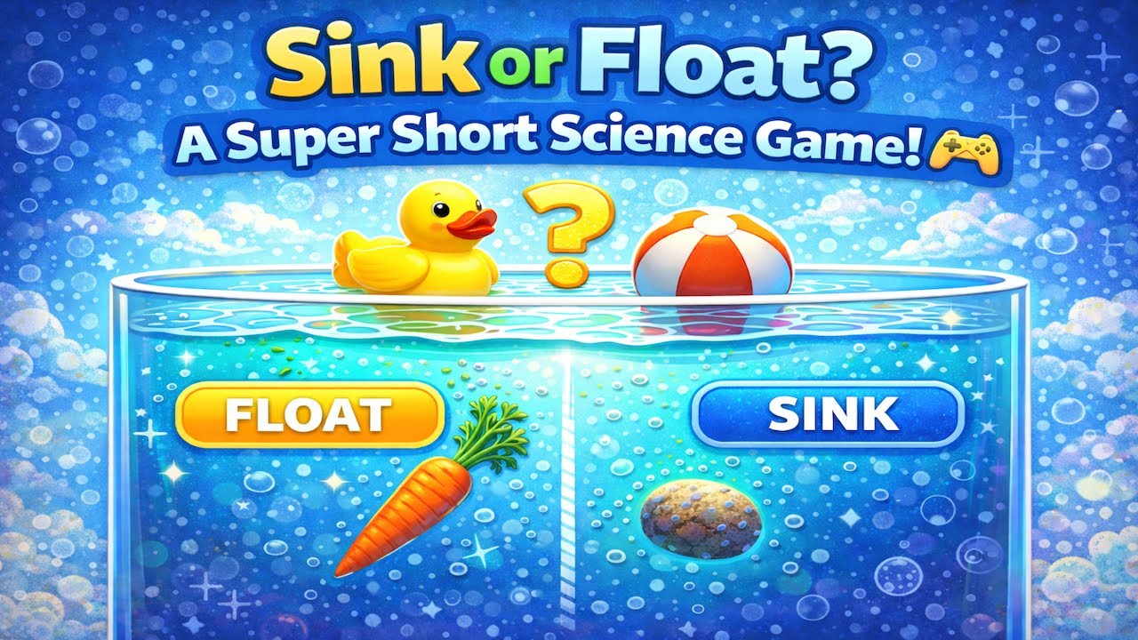 Sink or Float? A Super Short Science Game With Norah the Explorer! 🌊🎮