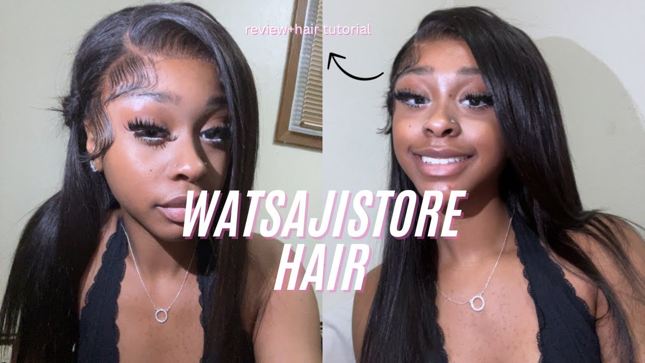Wig install + tutorial start to finish |*Featuring WATSAJISTORE Hair|￼#fypage #wiginfluencer #wigs