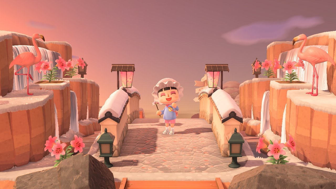 [모동숲][마을꾸미기]요청많았던! ⭐비행장입구폭포⭐ 짓는법 알려드립니다! Animal crossing new horizons(ACNH)