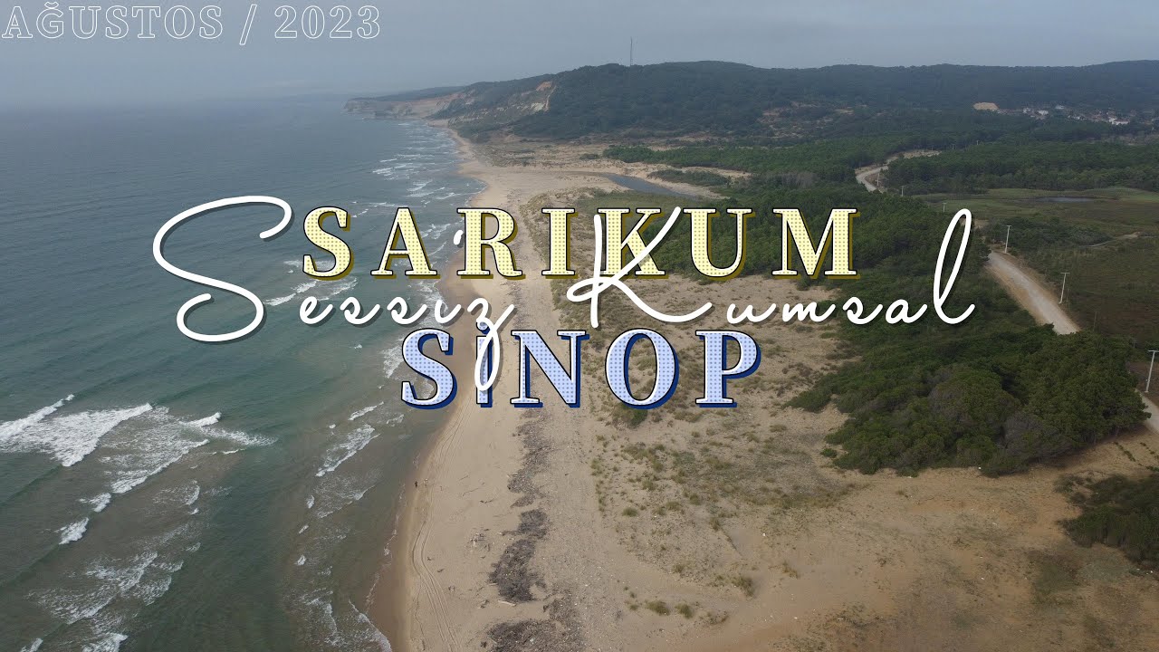 Sinop Sarıkum Tabiat Koruma Alanı ve Çevresi'nden Drone Manzara Çekimi (DJI Mini 2 4K Footage)