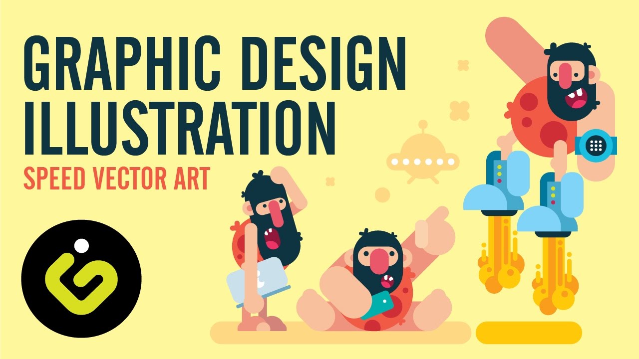 Graphic Design Illustration, Speed Vector Art Tutorial In Adobe Illustrator