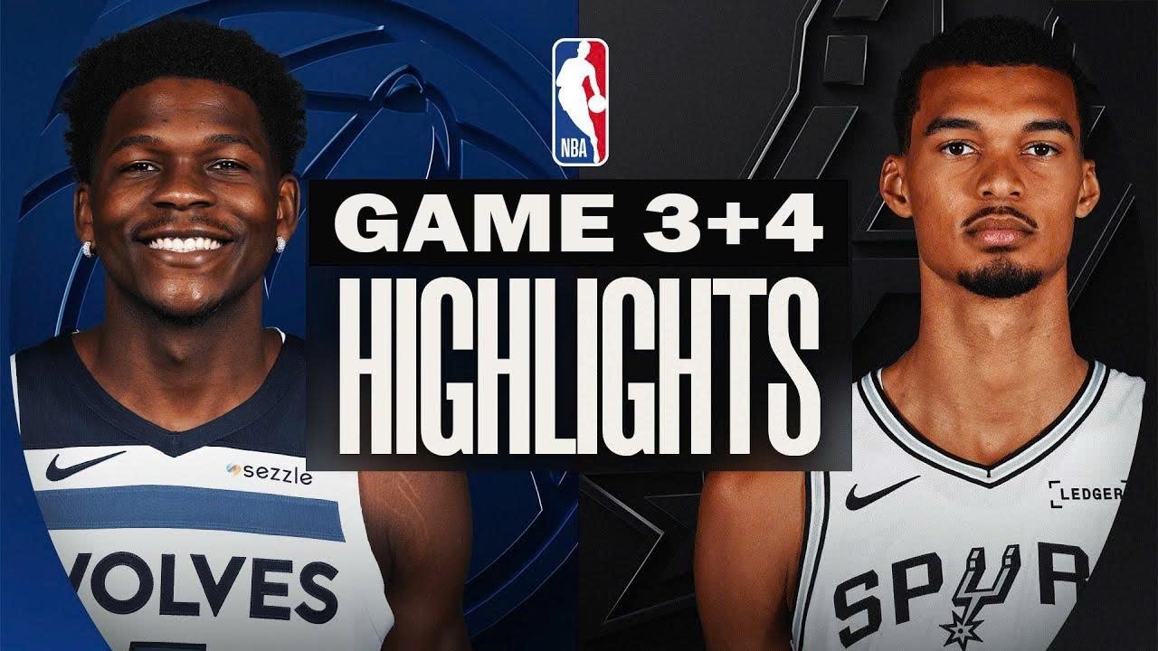 San Antonio Spurs Vs Minnesota Timberwolves Game 3RD + 4TH Highlights - Jan 11,2026 | NBA