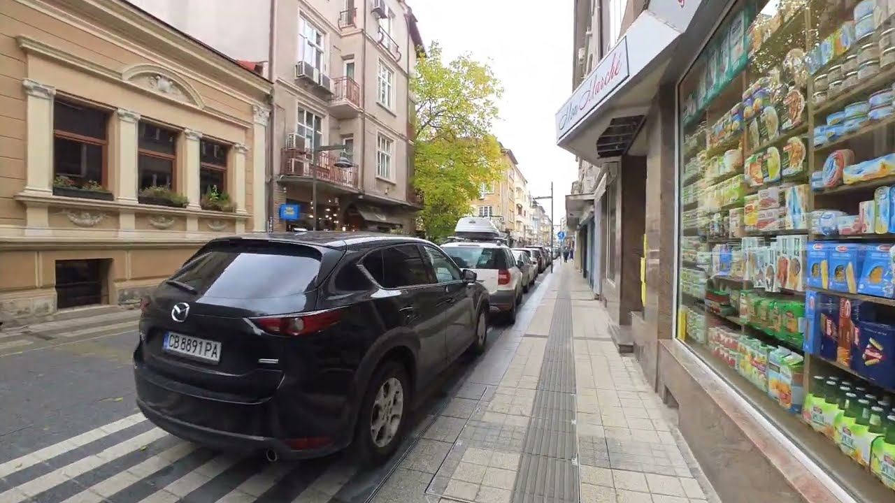 City Center Street Life in Sofia, Bulgaria